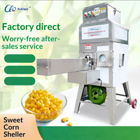 Machine à décortiquer le maïs en acier inoxydable à haute efficacité avec convoyeur et alimentation automatique pour l'extraction des grains de maïs doux
