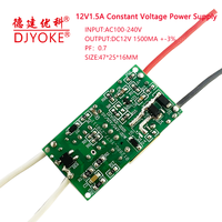 Alimentation 12V 1.5A à tension constante CC/CA 18W pour bande LED, ventilateur, carte de commande et usage domestique intelligent, haute efficacité 09