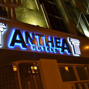 Extérieur Signalétique En Acier Inoxydable Rétro-Éclairé <span class=keywords><strong>A</strong></span> Mené des Signes De Lettre De Canal 3D Logo Pour Le Nom De <span class=keywords><strong>La</strong></span> Boutique - Product Image 1