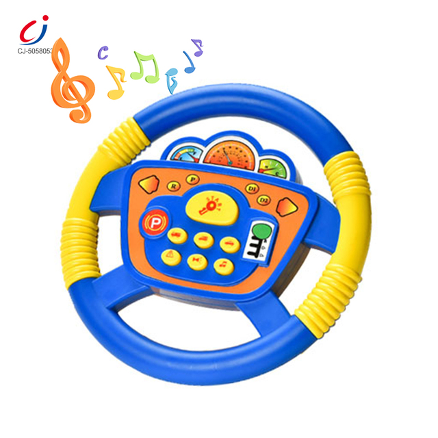 Chengji Kid Driving Car Simulator Interactive Racing Toy Interactive Kids Steering Wheel Toy with Realistic Driving Simulation