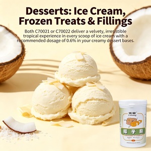 Ingredientes para Hornear, Esencia de Coco en Polvo, Concentrado de Sabor a Coco Estable al Calor, Polvo de Sabor a Coco para Repostería y Bebidas - Product Image 2