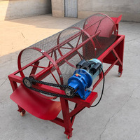 Machine de tri rotative à tambour à vitesse réglable, tamiseur électrique pour sable, gravier, terre et sciure de bois