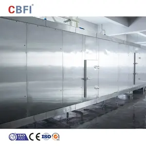 Congelatore ad aria IQF Tunnel Freezer per il sud americano gambero bianco con l'alta qualità Ecuador