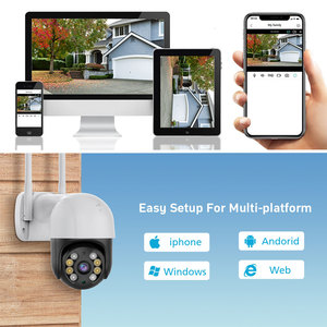4MP icsee กล้องวงจรปิดไร้สาย360องศา PTZ, กล้องติดตามอัตโนมัติมีสี3MP มองเห็นในที่มืดกล้องรักษาความปลอดภัย HD CCTV กลางแจ้ง Wi-Fi - Product Image 4