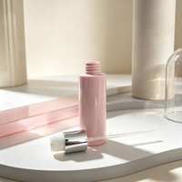 Bouteille cosmétique personnalisée en PET couleur sur mesure 30-300ml, contenant cosmétique personnalisé, flacon pompe cylindrique pour huile capillaire, lotion et huiles essentielles