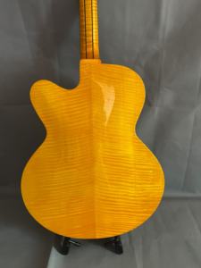 Yunzhi hecho a mano 3A guitarra <span class=keywords><strong>de</strong></span> <span class=keywords><strong>Jazz</strong></span> <span class=keywords><strong>de</strong></span> arce sólido con diapasón <span class=keywords><strong>de</strong></span> ébano mejor producto acústico - Product Image 2