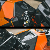 Cubierta Protectora para Tanque de Combustible de Motocicleta para KTM RC125 RC200 RC250 RC390 2013-2020