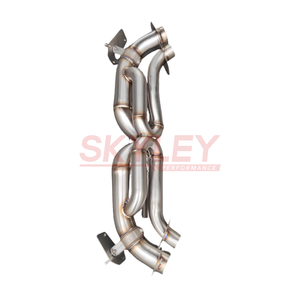 Échappement en acier inoxydable pour <span class=keywords><strong>Porsche</strong></span> <span class=keywords><strong>911</strong></span> 992 3.0T <span class=keywords><strong>Carrera</strong></span>/Targa Cabriolet Targa, silencieux à soupapes OEM, axe arrière, catback - Product Image 6