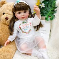 Muñeca Reborn de 60 cm, Bebé Simulado de Silicona y Vinilo, Juguete de Guangdong