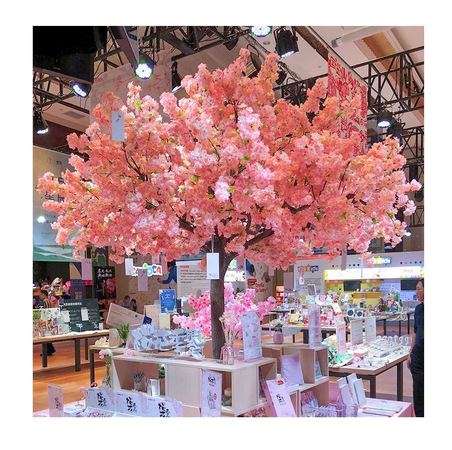 6 kaki pohon bunga sakura buatan, pohon bunga sakura buatan set pohon anggur flo 7 ft 8 ft 9 ft 10 kaki
