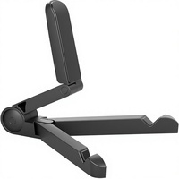 Support de tablette portable pour moniteur de bureau, réglable, pliable, léger, compatible avec la plupart des tablettes et téléphones de 4 à 9 pouces pour ordinateur portable