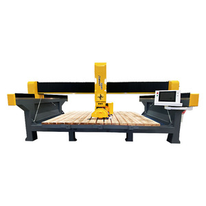 Zeus 4 trục động cơ kỹ thuật số đá CNC cầu Máy cắt/nhỏ 4 + 1 đá CNC Bảng điều chỉnh Saw - Product Image 1