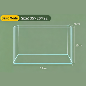 ตู้ปลาตั้งโต๊ะ Jinjing Ultra-Clear Eco Aquarium - ตู้เลี้ยงเต่าพร้อมต้นไม้ในน้ำ - Product Image 3