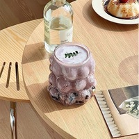 Gobelet en verre simple en forme de raisin, grande tasse à lait pour la maison, tasse à café, tasse à jus