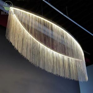 Accessoires de mariage décoration hall <span class=keywords><strong>frange</strong></span> suspension lampe scène ligne <span class=keywords><strong>rideau</strong></span> lampe colorée événement fête lustre de plafond décoratif - Product Image 4