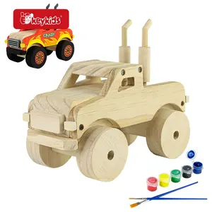 木制模型套件玩具艺术和工艺项目，带油漆W03A155