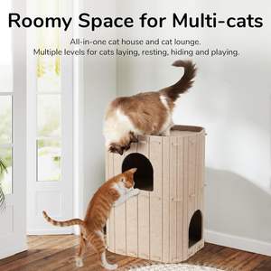 Casa para Gatos de Fieltro de Poliéster Acústico Ecológico, Suministro de Fábrica, Color Personalizado e Impresión de Logotipo - Product Image 1