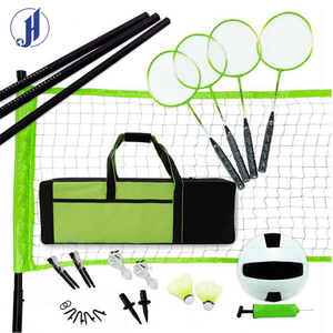 JH Factory Venta al por Mayor: Set de Red Portátil de Bádminton y <span class=keywords><strong>Tenis</strong></span> de 20 Pies para Deporte al Aire Libre con Postes, Raquetas, Volantes y Bolsa de Transporte - Product Image 1