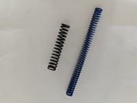 Échantillon gratuit de ressort de compression en acier au carbone industriel de différentes tailles, diamètre de fil de 0,2 à 5 mm, avec les meilleurs services