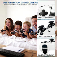 Console de jeu TV JSGAMING M15, console de jeu rétro classique, plus de 20000 jeux, sortie vidéo HD 4K sans fil, station de jeu avec émulateur