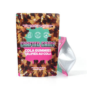 Bolsas laminado de plástico reutilizables impresas personalizadas, papel de aluminio ziplock Mylar <span class=keywords><strong>CHAMOY</strong></span>, bolsa de dulces, bolsa de pie con cremallera - Product Image 2