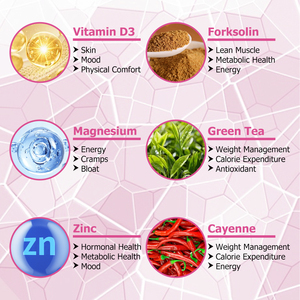 OEM Private Label Hormone Balance Capsules with Green Tea Supports Weight Hormone Energy Metabolism OEM Balance Formula - Product Image 4