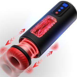 Masturbateur Tasse pour Homme Forte Vibration Automatique <span class=keywords><strong>Masturbation</strong></span> Machine <span class=keywords><strong>Masturbation</strong></span> Jouets Télescopique Avion Tasse - Product Image 1