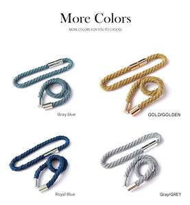 Attaches de rideaux magnétiques en acier, style moderne et simple, luxe, solides, durables, pratiques, corde tressée, boucle décorative pour draperie, traditionnel - Product Image 4