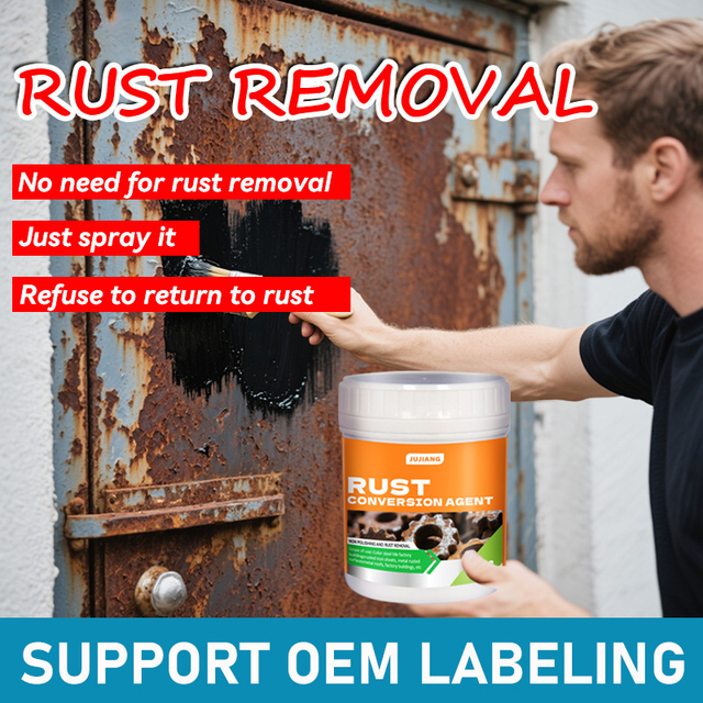 Rust Converter and Rust Remover for Metal Structures Water-Based Anti-Rust Coating for Steel Roofs and Metal Surfaces