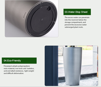 Grands Pots de Fleurs Décoratifs en Plastique Glacés pour Usage Extérieur, Forme Fleur/Plante Verte, pour Sol, Centres Commerciaux, pour Bonsaï