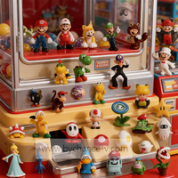   Ensemble de jouets mini figurines Mario de dessin animé, classiques et populaires, inspirés des jeux vidéo, pour le remplissage de sacs surprises et de capsules.