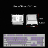 Transparent Double Layer Keycaps 100 PCS