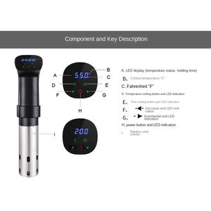 Ménage Commercial Basse Température Cuisson Lente Steak Machine Sous Vide Bâton Vide Cuisson Moléculaire Lankayla Modèle 806 WIFI - Product Image 2