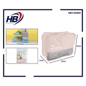 Bolsa de Viaje Rosa Mediana para Guardar Ropa 34*29*12cm - Product Image 3