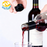 Tapas de Aluminio ROPP de 30*60mm con Soporte ODM/OEM, Cierres a Prueba de Manipulación con Revestimiento de PE para Botellas de Vino, Whisky y Vodka