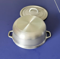 Marmite à soupe en aluminium de qualité supérieure 42 cm, marmite à sauce, équipement de restauration commerciale, marmite de cuisson