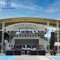 Estructura de Truss de Aluminio para Escenarios al Aire Libre de 300 mm para Conciertos, Gran Oferta