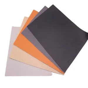 Leather Material Furniture Wholesale High Quality Pvc Leather for Sofa Artifical Leather Black 500 Meters Nonwoven Leaders /