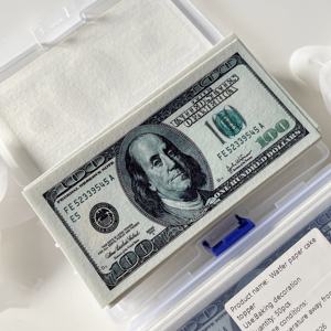Carta Commestibile a Forma di Dollari Americani, Carta di Riso per Decorazione Torte - Product Image 5
