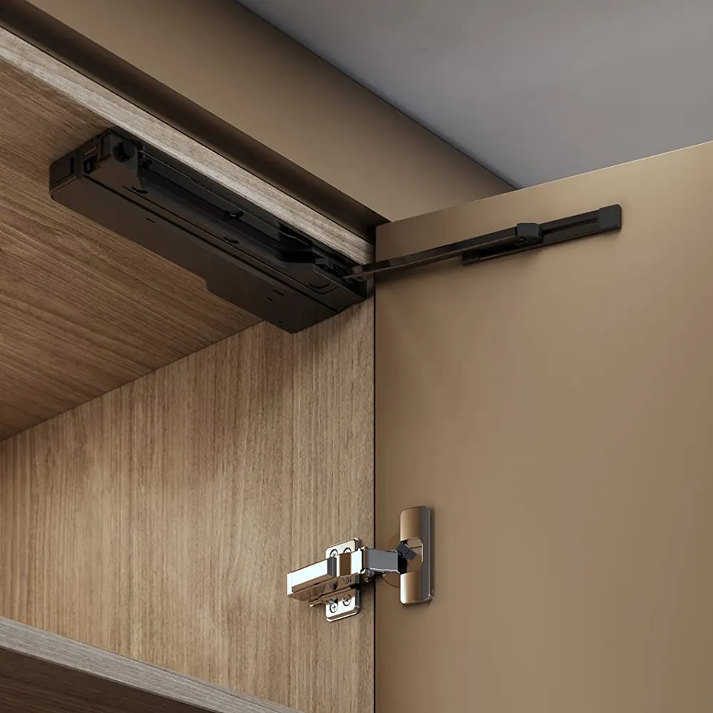 Temax One Touch Soft Close Push to Open Cabinet drawer slides Buffer Door Damper System for Pocket Door Slide