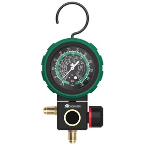 เกจวัดความดันน้ำยาทำความเย็นดิจิตอล Hongsen รุ่น HS-350A แบบสองวาล์ว สำหรับ R410A พร้อมฟังก์ชั่นตรวจจับอุณหภูมิและแรงดัน ใช้สำหรับเติมน้ำยา - Product Image 5
