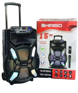 Altavoz Bluetooth de 15 pulgadas con carrito de QS-A1505, subwoofer para escenario, <span class=keywords><strong>Karaoke</strong></span>, Teatro en Casa, <span class=keywords><strong>fiesta</strong></span>, DJ - Product Image 2