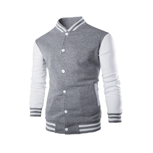 Chaqueta Bomber para Hombre con Parche Bordado Personalizado, Cortavientos Deportivo de Lona, Color Sólido, Estilo Urbano, Talla Grande - Product Image 5