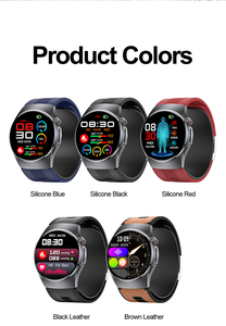 <span class=keywords><strong>Montre</strong></span> connectée S201 NFC pour hommes, écran AMOLED rond de 1,56 pouce, appels, sport, fitness, surveillance de la santé (ECG, pression artérielle, pompe à air) - Product Image 3