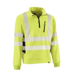 Felpe - HVS790Y 3XL Carpathians - Colore: Giallo Fluorescente - Massima sicurezza in qualsiasi posizione: le bande riflettenti - Product Image 1