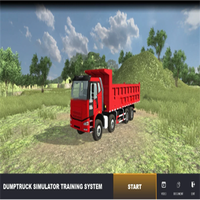 Simulateur de camion à benne basculante machine d'ingénierie pratique d'enseignement 1: 1 simulation de camion à benne basculante VR