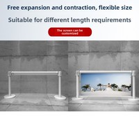 1.0m PVC fil barrière publicitaire clôture rétractable file d'attente contrôle isolation ceinture pour centre commercial extérieur contrôle des foules événement Mobile