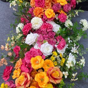 Düğün Ziyafetleri Etkinlik Masa Süslemeleri Çiçek Yolluk Düzenlemeleri için Özelleştirilebilir Yüksek Kaliteli Mor Yapay Çiçekler - Product Image 5