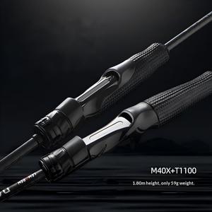 Canne à pêche Demon Hunter Magic Owl Worm Rod, canne simple en carbone haute performance M40X, poignée droite <span class=keywords><strong>l</strong></span>égère, canne Luya pour la pêche au bar et la pêche en eau vive. - Product Image 5
