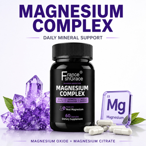 Cápsulas Premium de Complejo de Magnesio Shecome para Dormir, Calambres en las Piernas, Relajación Muscular, cápsulas de triple complejo de magnesio para adultos - Product Image 1